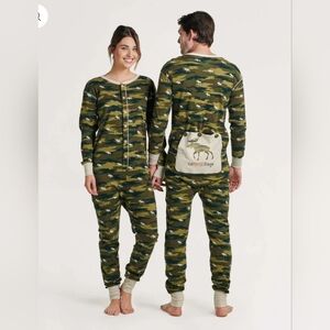 LITTLE BLUE HOUSE BY HATLEY. CAMMOOSEFLAGE ADULT UNION SUIT . SIZE X-LARGE.